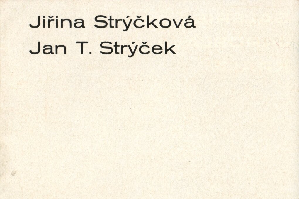Jiřina Strýčková, Jan T. Strýček – tapiserie